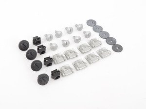 ES#2765460 - 8D0863821SKT3 - Front Belly Pan Installation Hardware Kit - Don't allow your belly pan to drag across the ground - Genuine Volkswagen Audi - Audi Volkswagen
