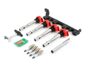 Ignition Service Kit - Black Coil Pack Wiring Cover & Service Tools