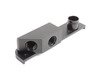 ES#2966733 - 010371ECS03 -  Valve Cover (Catch Can) PCV Adapter Plate - Add a catch can to your stock valve cover with this billet breather adapter. For use with -10AN ORB Female Fittings. - ECS - Audi Volkswagen