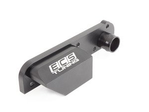 ES#2966733 - 010371ECS03 -  Valve Cover (Catch Can) PCV Adapter Plate - Add a catch can to your stock valve cover with this billet breather adapter. For use with -10AN ORB Female Fittings. - ECS - Audi Volkswagen