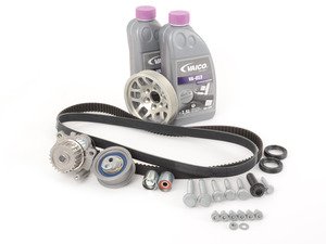ES#1884417 - 06F198001WPK - Ultimate Plus Timing Belt Kit - Silver Pulley - Same as an Ultimate Timing Belt kit plus our silver ECS Quick Spool Underdrive Pulley - Assembled By ECS - Audi Volkswagen