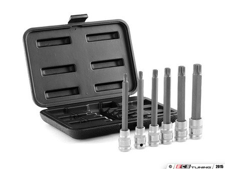 ES#9011 - s15-hbs1406t - Long Reach Triple Square Driver Set - 6 Pieces - Hard to find tools fit common German car fasteners - 1/2" Drive - Schwaben - Audi BMW Volkswagen Mercedes Benz MINI Porsche