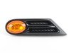 ES#2139014 - 63137260202 - Side Turn Signal & Grille - Amber - Right - Black side vent section on the quater panel ; black gloss - Genuine MINI - MINI