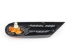 ES#2139014 - 63137260202 - Side Turn Signal & Grille - Amber - Right - Black side vent section on the quater panel ; black gloss - Genuine MINI - MINI
