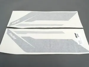 APR Sideburn Sticker - Black/Silver