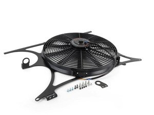 ES#1892549 - MMFS-E36-92 - Performance Aluminum Fan Shroud Kit - (NO LONGER AVAILABLE) - Aluminum fan shroud with 16" slim electric fan - Mishimoto - 