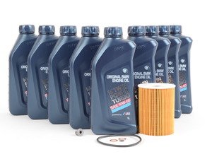ES#2219719 - E9S65OC1 - Genuine BMW Oil Change Kit / Inspection I - Everything needed for an oil service including Genuine BMW M Twin Power Turbo oil - Genuine BMW - BMW