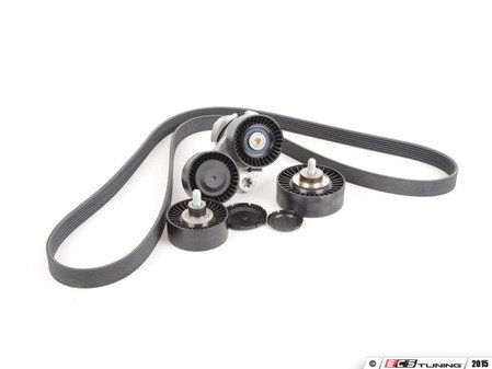 ES#2713375 - 11287582946KT2 - BMW N55 Accessory Belt Kit - Everything you need to service your belt drive system - featuring all original equipment parts from INA and Continental! - Assembled By ECS - BMW