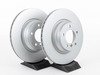 ES#2612411 - 34116854999KT2 - Front Brake Rotors - Pair (330x24) - Featuring a protective Meyle Platinum coating. - Meyle - BMW
