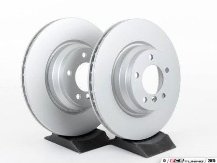 ES#2612411 - 34116854999KT2 - Front Brake Rotors - Pair (330x24) - Featuring a protective Meyle Platinum coating. - Meyle - BMW