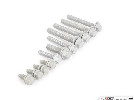 ES#2841082 - 5q0199315rKT - Front Subframe Hardware Installation Kit - Includes all necessary subframe and dogbone mount bolts - Genuine Volkswagen Audi - Volkswagen