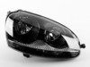 ES#1892028 - 1EG247007-871 - European Halogen Headlight Set - Blackout  - (NO LONGER AVAILABLE) - Plug and play blackout housings offer improved daytime aesthetics and improved nighttime visibility - Hella - 