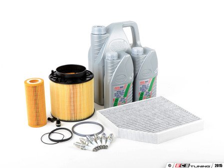 ES#2762672 - 8K0133843KT -  40K Service Kit - With ECS Magnetic Drain Plug - Everything you need to perform the recommended 40k mile service - Assembled By ECS - Audi