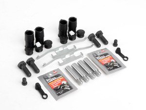 ES#2627395 - 34111157041KT2 - Rear Pad And Rotor Installation Kit - Includes everything to install new rear brakes including guide bolts and bushings - Assembled By ECS - BMW
