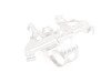 ES#1721902 - 2024711341 - Fuel Pump / Fuel Filter Bracket - Secures Fuel Pump And Fuel Pump To Chassis - Genuine Mercedes Benz - Mercedes Benz