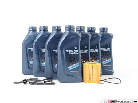 ES#2966442 - 11427537293kt - Oil Filter Housing Gasket Replacement Kit - Includes everything for a oil filter housing gasket change and oil service - Assembled By ECS - BMW
