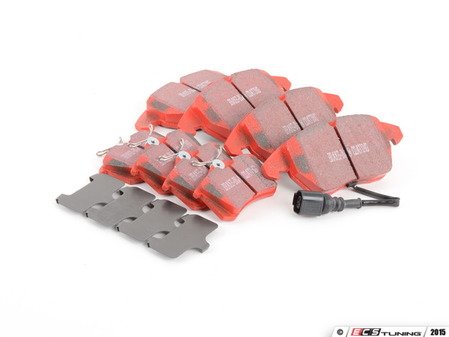 ES#2966663 - DP31517CKT6 - Brake Pad Kit - Front & Rear - High performance street pad featuring Kevlar technology. - EBC - Volkswagen