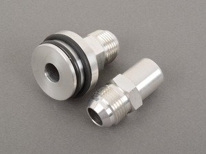 ES#2855704 - FM18TCBB - Valve Cover and Block Breather Adapters w/ -10 AN fittings - Replace plastic block connections with these alloy parts - Forge - Volkswagen
