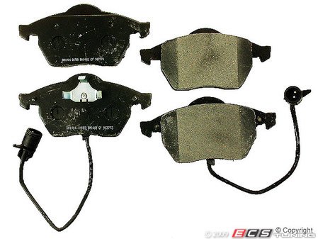 ES#3994 - D763R - Brake Pad Set - Deluxe, Round Sensor Wires - (NO LONGER AVAILABLE) - Ceramic Pads For Your Daily Driver - PBR - 