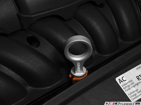 ES#2966486 - 009382ECS01-03 - ECS Tuning Billet Engine Oil Dipstick - Silver Anodized - A beautiful addition and durable upgrade for your engine - ECS - Volkswagen