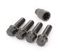 ES#4745664 - 003901ecs40b3 - Conical Seat Locking Wheel Bolt Kit - Black zinc coated wheel lock bolts for extra security on your wheels. M14x1.25x38mm - ECS - BMW MINI