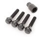 ES#2960666 - 003901ecs45BM - Conical Seat Locking Wheel Bolt Kit - Black zinc coated wheel lock bolts for extra security on your wheels. M12x1.5x45mm - ECS - BMW MINI