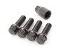 ES#2960669 - 003901ecs35b3 - Conical Seat Locking Wheel Bolt Kit - Black zinc coated wheel lock bolts for extra security on your wheels. M14x1.25x35mm - ECS - BMW MINI