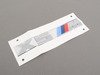 ES#2912129 - 51148057980 - X5 M Emblem - Rear - Genuine BMW - BMW