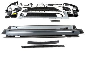 ES#2607844 - 51952297907 - JCW Aerokit Retrofit - Priced As Kit - (NO LONGER AVAILABLE) - Upgrade to the sporty MINI bumpers inserts & grille and side skirts - Genuine MINI - 