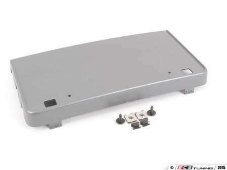 ES#2732789 - 8V5807287E1RR - Front Plate Bracket - Platinum Grey - Allows for clean mounting of your front license plate - Genuine Volkswagen Audi - Audi