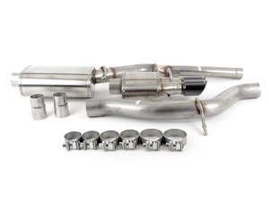 ES#2960291 - 14539BLK - RSC Cat-Back Exhaust System - (NO LONGER AVAILABLE) - 3" Stainless steel with Twin 3" Black tips - Corsa - 