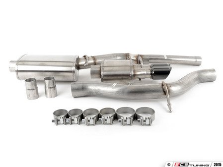 ES#2960291 - 14539BLK - RSC Cat-Back Exhaust System - (NO LONGER AVAILABLE) - 3" Stainless steel with Twin 3" Black tips - Corsa - 