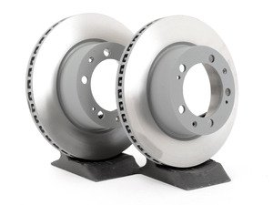 ES#2549911 - 96435104102KT4 - Front Brake Rotors - Pair 11.73" (298mm) - Front axle fitment - Both left and right - Sebro - Porsche