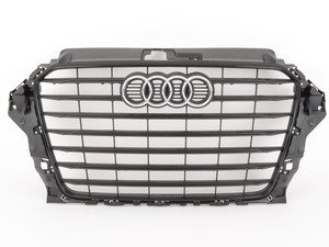 ES#2726072 - 8V5853651BCKA - Grille Assembly - matte black - Clean up or change your look - Genuine Volkswagen Audi - Audi