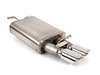 ES#2973015 - 14530KT - RSC Turbo-Back Exhaust System - Single Exit - (NO LONGER AVAILABLE) - 3" Down pipe with High Flow cat, 3" Stainless steel cat-back with twin 3" polished tips - Corsa - 