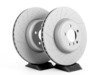 ES#2918586 - 34106797603zKT - Coat Z Front Brake Rotors - Pair (370x30) - Race quality braking option, cross drilled & slotted (370x30). One piece design. - Zimmermann - BMW