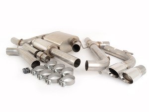 ES#3478052 - 14834KT - RSC Cat-Back Exhaust System - 3" Stainless Steel with dual 4" polished tips - Corsa - Volkswagen