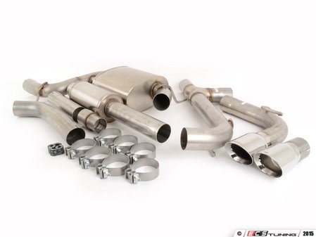 ES#3478052 - 14834KT - RSC Cat-Back Exhaust System - 3" Stainless Steel with dual 4" polished tips - Corsa - Volkswagen