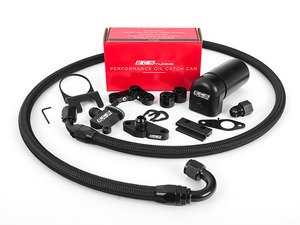 ES#2960610 - 004136ecs01KT -  Performance Baffled Oil Catch Can System - Audi B8 A4/A5 2.0T - Keep your intake tract clean and carbon free - ECS - Audi