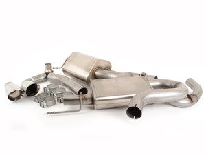 ES#3478048 - 14491KT - MK6 GTI 2.0T 3" RSC Cat-Back Exhaust System - Stainless Steel with dual 4" polished tips - Corsa - Volkswagen