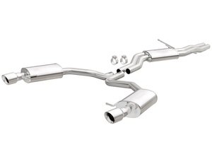 ES#2952346 - 19159 - Cat-Back Exhaust System - 2.5" stainless steel with dual 4" polished stainless tips - Magnaflow - Audi