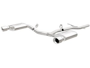 ES#2973401 - 15369 - Cat-Back Exhaust System - 2.5" stainless steel with 4" polished stainless tips - Magnaflow - Audi