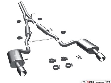 ES#2497528 - 16493 - Stainless Steel Cat-Back System - Add the proven performance of Magnaflow - Magnaflow - Audi