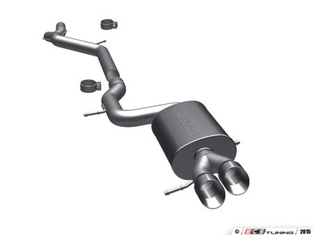 ES#2996912 - 16585KT - Cat-Back Exhaust System - 2.5" stainless steel with dual 3" polished stainless tips - Magnaflow - 
