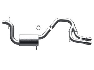 ES#2613521 - 16716 - Performance Cat-back exhaust system - (NO LONGER AVAILABLE) - 3.0" stainless steel with dual 3.5" polished single exit tips - Magnaflow - 