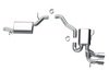 ES#2614430 - 16717 - Performance Cat-Back Exhaust System - touring - 2.5" stainless steel with dual 3.5" polished single exit tips - Magnaflow - Audi