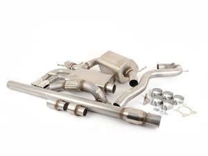 ES#2973013 - 14586KT - RSC Turbo-Back Exhaust System - (NO LONGER AVAILABLE) - 3" Down pipe with High Flow cat, 3" Stainless steel cat-back with twin 3" polished tips - Corsa - 