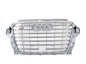 ES#2806223 - 8V5853651E1RR - S3 Grille Assembly - Platinum Grey - Clean up or change your look - Genuine Volkswagen Audi - Audi