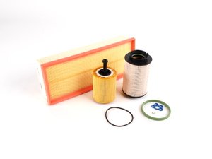 ES#11206 - MK5FILTERPACK3ev - Filter Maintenance Kit - 3 Piece - Includes German Air, Fuel & Oil filters. - Assembled By ECS - Volkswagen