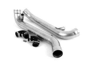 ES#2864565 - 034-108-5001 - Stainless Steel Bi-Pipe Set - Raw - Replace your restrictive OEM Audi bipipes with 034Motorsport's High-Flow Bi-pipe Set for the 2.7T! - 034Motorsport - Audi